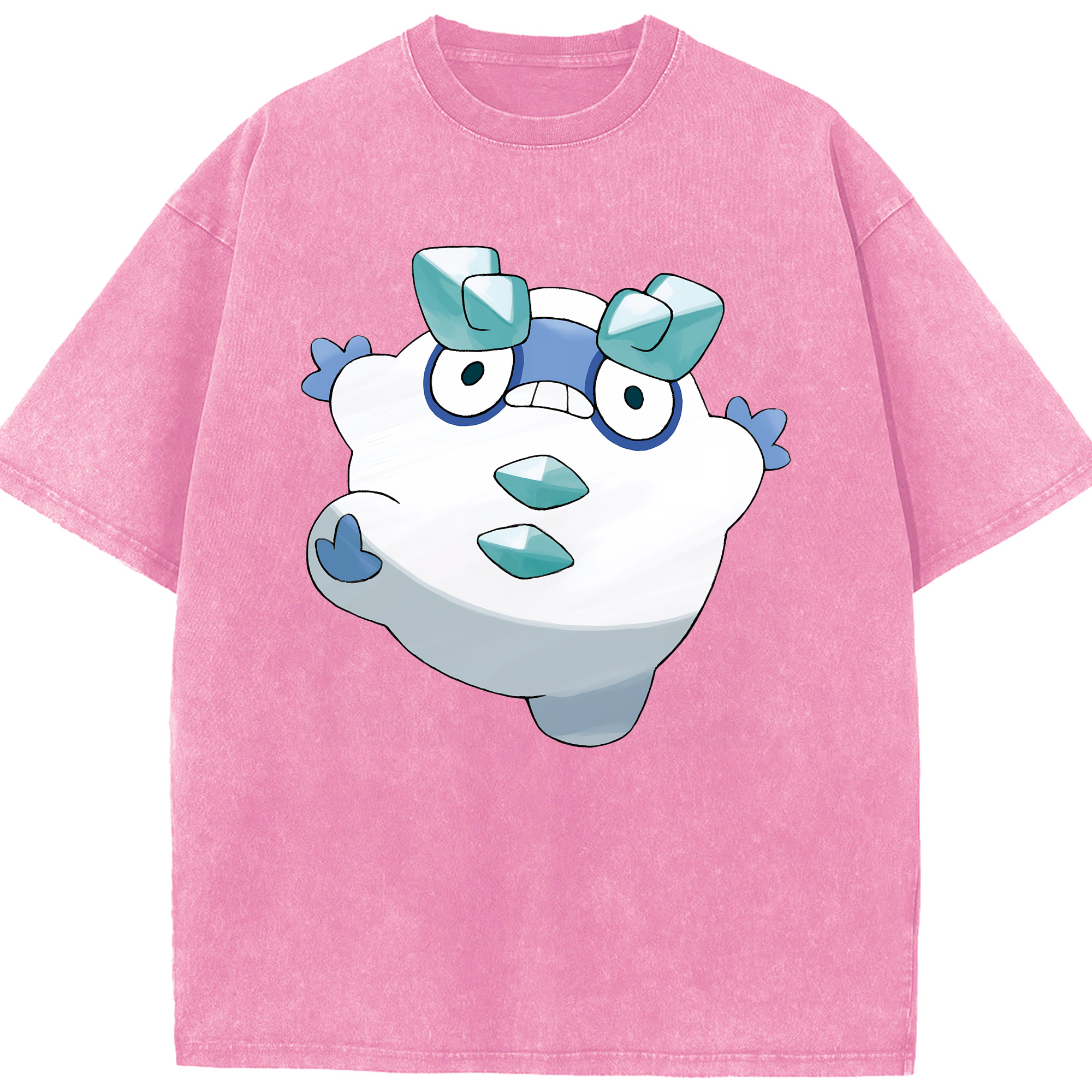 （画像用） ポケットモンスター Pokémon 綿100% ヴィンテージ風 半袖Tシャツ（フロントプリント）